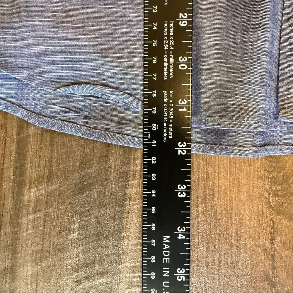 Express Fitted Button Down Shirt Men’s XL Gray Long Sleeve Cotton Casual Shirt - Picture 8 of 10